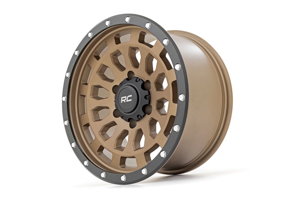 Chevrolet Tahoe Wheel - Rough Country - Simulated Beadlock - Bronze/Black - '95-'20